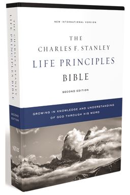 NIV Charles F. Stanley Life Principles Bible, 2nd Edition, Hardcover, Comfort Print