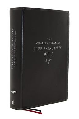 NIV Charles F. Stanley Life Principles Bible, 2nd Edition, Leathersoft, Thumb Indexed, Comfort Print