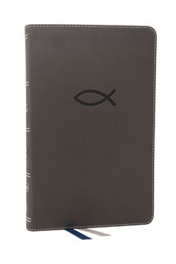 NKJV Thinline Bible Youth Red Letter Edition [Grey]