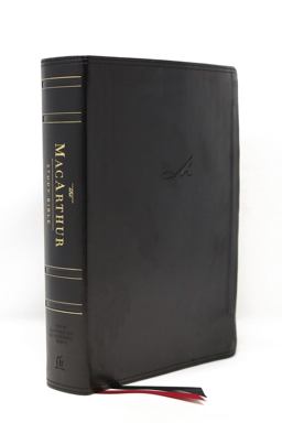 NASB MacArthur Study Bible, 2nd Edition, Thumb Indexed [Black]