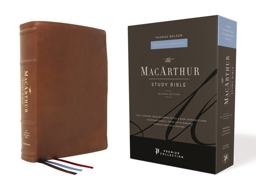 NASB MacArthur Study Bible, 2nd Edition, Premier Collection [Brown]