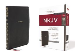 NKJV Thinline Bible, Giant Print, Red Letter Edition [Black]