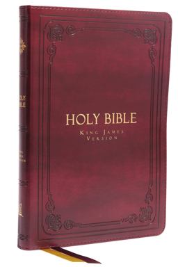 KJV Thinline Large Print Bible, Vintage Series, Red Letter, Comfort Print