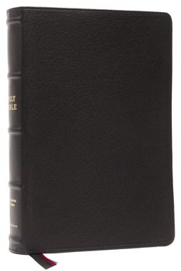 KJV Large Print Verse-By-verse Reference Bible, Maclaren Series, Premium Goatskin Leather, Comfort Print