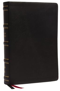 NKJV Single-Column Wide-Margin Reference Bible Red Letter Edition [Black]