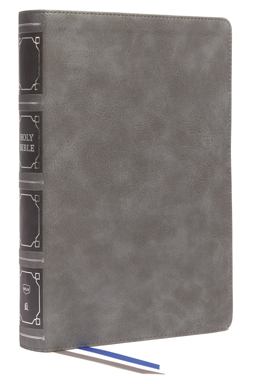 NKJV Reference Bible Classic Verse-By-Verse Center-Column Red Letter Edition [Grey]