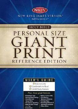 Holy Bible Personal Size Giant Print Reference Edition