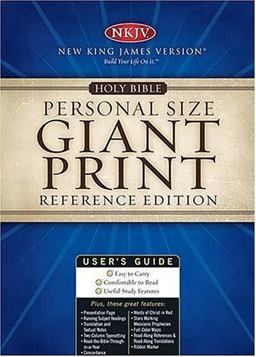 Holy Bible Personal Size Giant Print Reference Edition