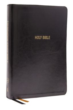 KJV Foundation Study Bible, Large Print, Red Letter, Comfort Print [Black]