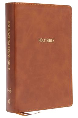 NKJV Foundation Study Bible, Large Print, Red Letter, Comfort Print [Brown]
