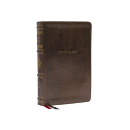 NKJV Personal Size Reference Bible, Sovereign Collection, Red Letter, Comfort Print [Brown]