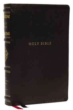NKJV Personal Size Reference Bible, Sovereign Collection, Red Letter, Thumb Indexed, Comfort Print [Black]