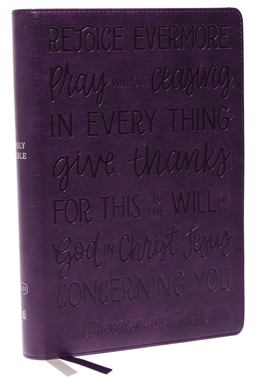 KJV, Center-Column Reference Bible, Verse Art Cover Collection, Leathersoft, Red Letter, Comfort Print
