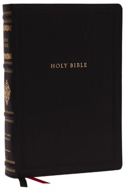 KJV Wide-Margin Reference Bible, Sovereign Collection, Red Letter, Comfort Print [Black]