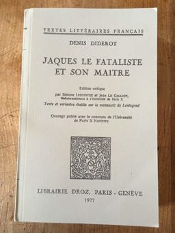 Jacques le Fataliste et Son Maitre