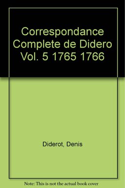 Correspondance Complete de Diderot