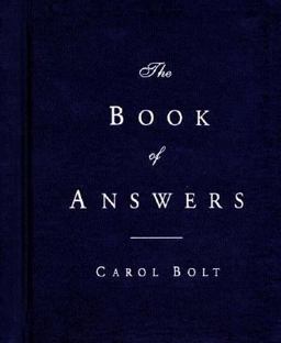 Book of Answers  9780786865666 Front Cover