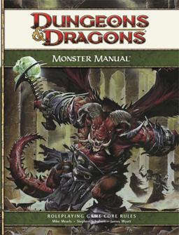 Monster Manual 4th 9780786948529 Front Cover