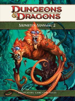 Monster Manual 2 4th 9780786951017 Front Cover