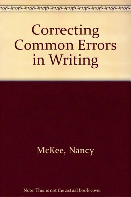 Correcting Common Errors in Writing
