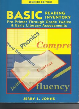 Basic Reading Inventory Pre-Primer Through Grade Twelve 7th 9780787219086 Front Cover
