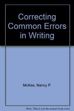 Correcting Common Errors in Writing