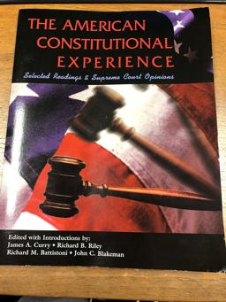 The American Constitutional Experience