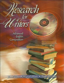 Research for Writers Advanced English Composition  9780787258535 Front Cover