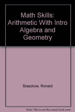 Math Skills Arithmetic with Introductory Algebra and Geometry 6th 9780787292966 Front Cover