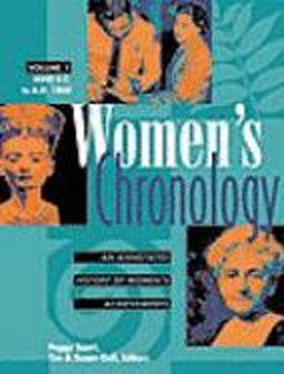 Women's Chronology, A History of Women's Achievements