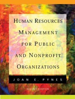 Human Resources Management for Public and Nonprofit Organizations  9780787908089 Front Cover