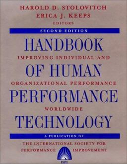 Handbook of Human Performance Technology Improving Individual and Organizational Performance Worldwide 2nd 9780787911089 Front Cover