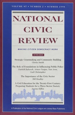 Dialogues on Philanthropy and Community Building, Summer 1998