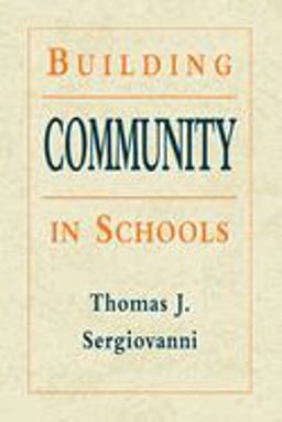 Building Community in Schools  9780787950446 Front Cover