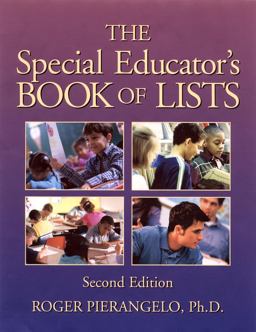 Special Educator's Book of Lists 2nd 9780787965938 Front Cover