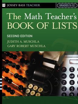 Math Teacher's Book of Lists 2nd 9780787973988 Front Cover