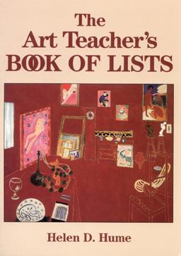 Art Teacher's Book of Lists 2nd 9780787974244 Front Cover