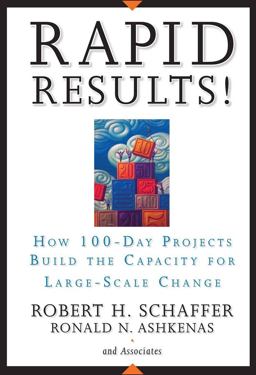 Rapid Results! How 100-Day Projects Build the Capacity for Large-Scale Change  9780787977344 Front Cover
