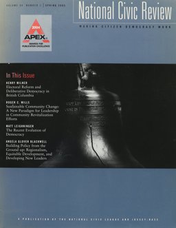 National Civic Review, No. 1, Spring 2005