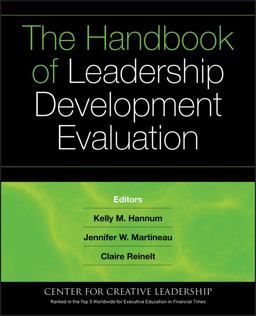 Handbook of Leadership Development Evaluation  9780787982171 Front Cover