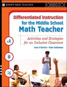 Differentiated Instruction for the Middle School Math Teacher Activities and Strategies for an Inclusive Classroom  9780787984687 Front Cover