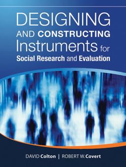 Designing and Constructing Instruments for Social Research and Evaluation  9780787987848 Front Cover