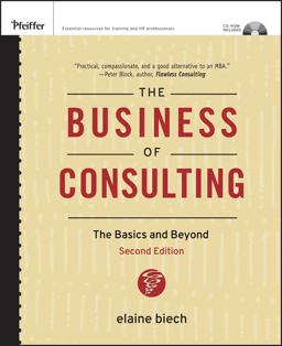 Business of Consulting The Basics and Beyond 2nd 9780787994648 Front Cover
