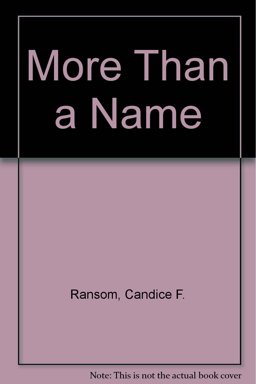 More Than a Name More Than a Name