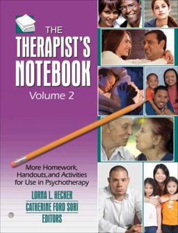 Therapist's Notebook, Volume 2 More Homework, Handouts, and Activities for Use in Psychotherapy  9780789028020 Front Cover