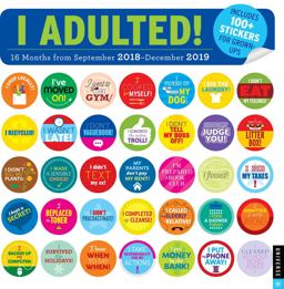 I Adulted! 2018-2019 16-Month Wall Calendar