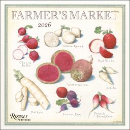 Farmer's Market 2026 Wall Calendar