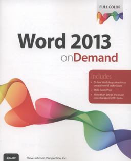 Word 2013 on Demand