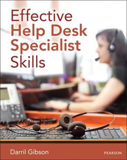 Effective Help Desk Specialist Skills  9780789752406 Front Cover
