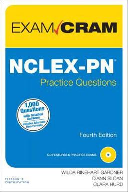 NCLEX-PN Practice Questions Exam Cram 4th 9780789753144 Front Cover